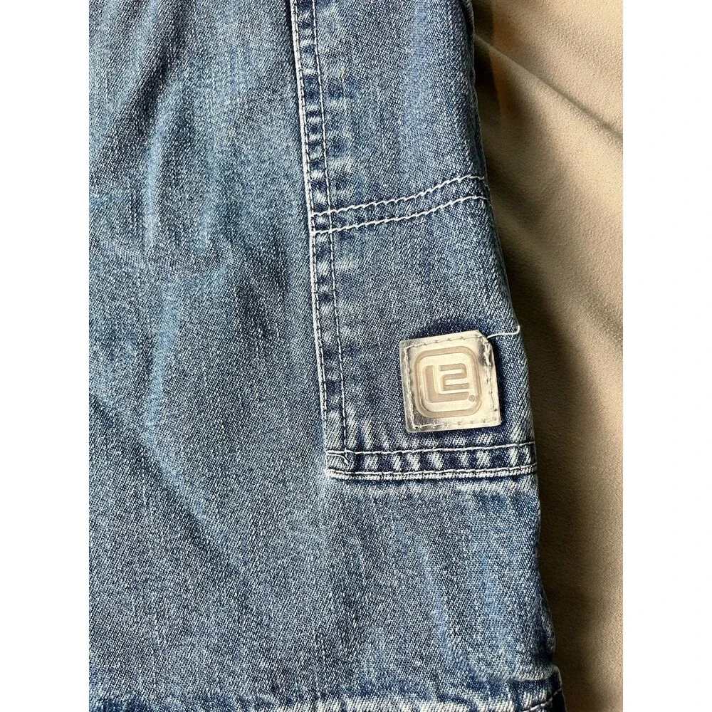 VTG 90s Y2K Levis L2 Carpenter Denim Shorts Men's 31 Baggy Wide Leg Skater Jean
